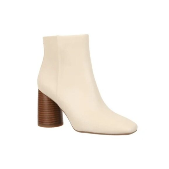 SANDRO Authentic off white Sacha boots/ Ankle Boots Size EU39/US8.5 - Picture 1 of 14